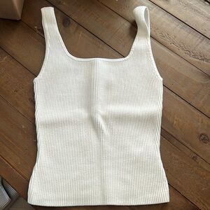 ARITZIA BABATON Sculpt Knit Squareneck Tank
